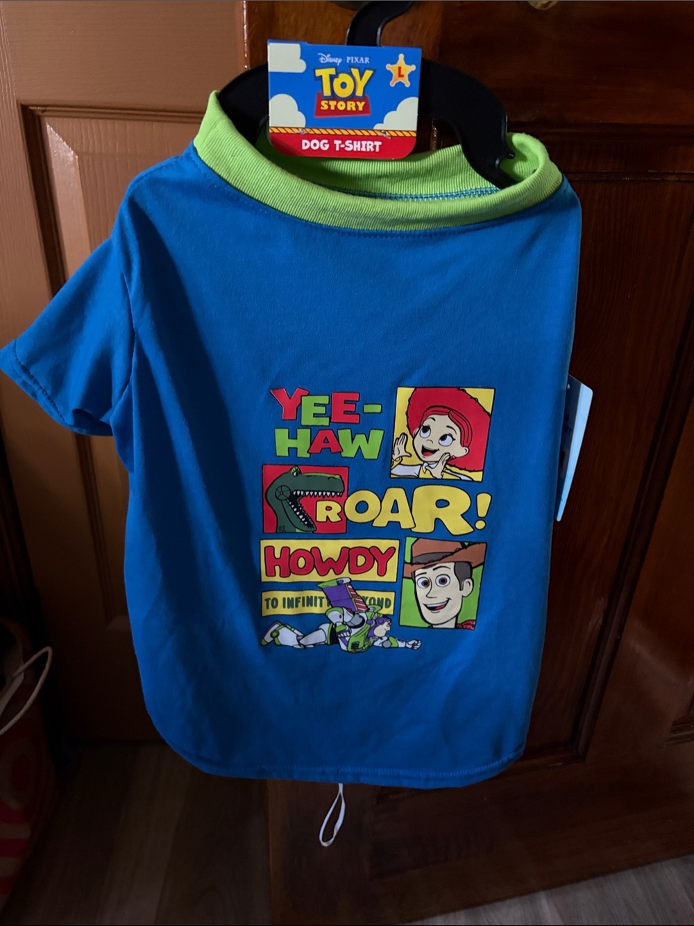 Toy Story dog shirt